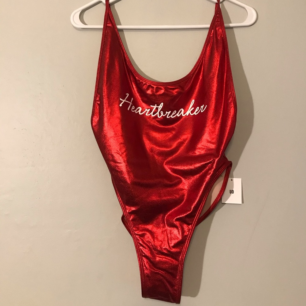 Heartbreaker one piece bathing suit